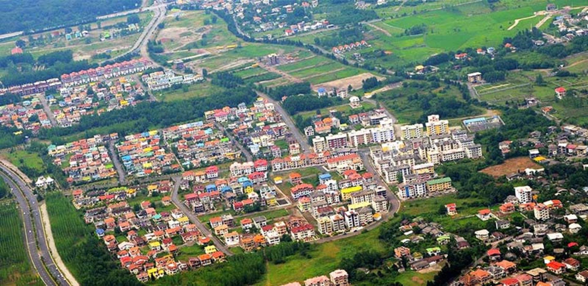 تصویر هوایی از نمک آبرود