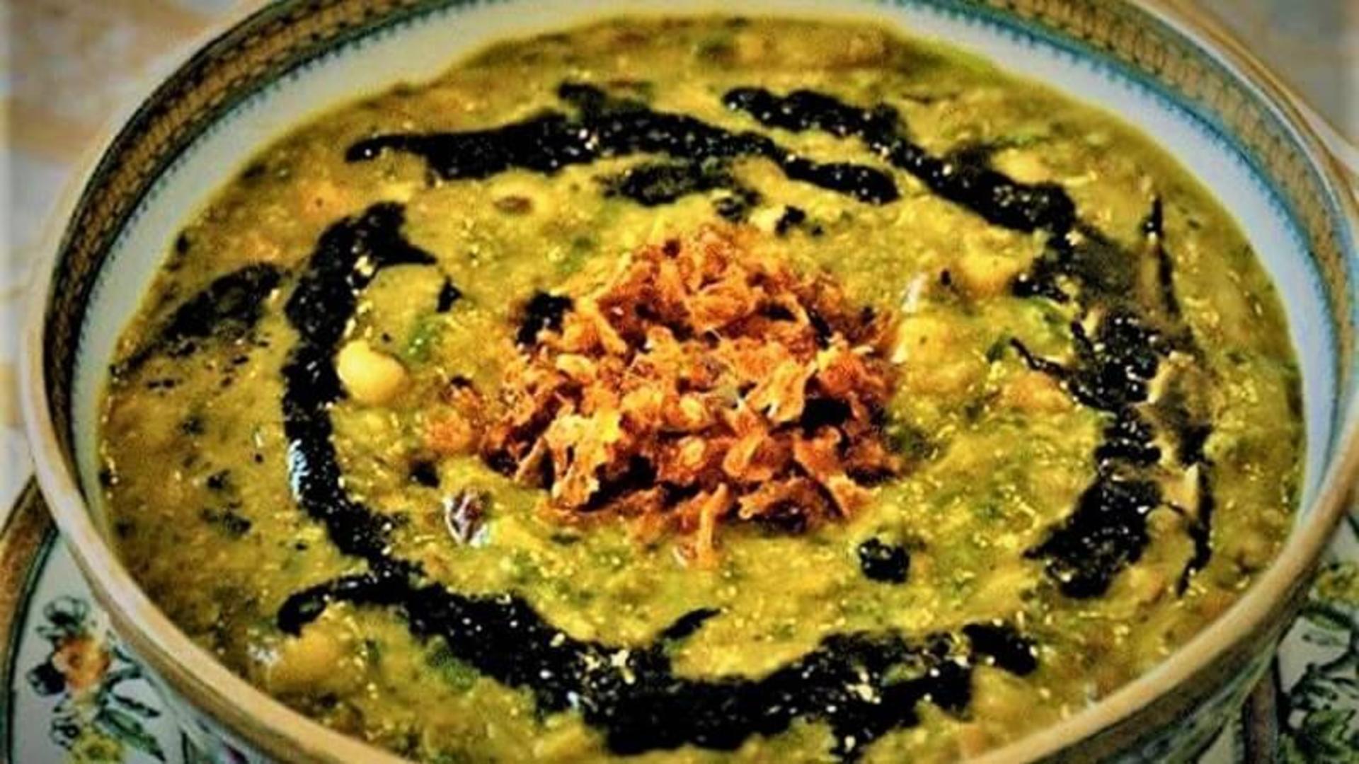 آش گندم شیر
