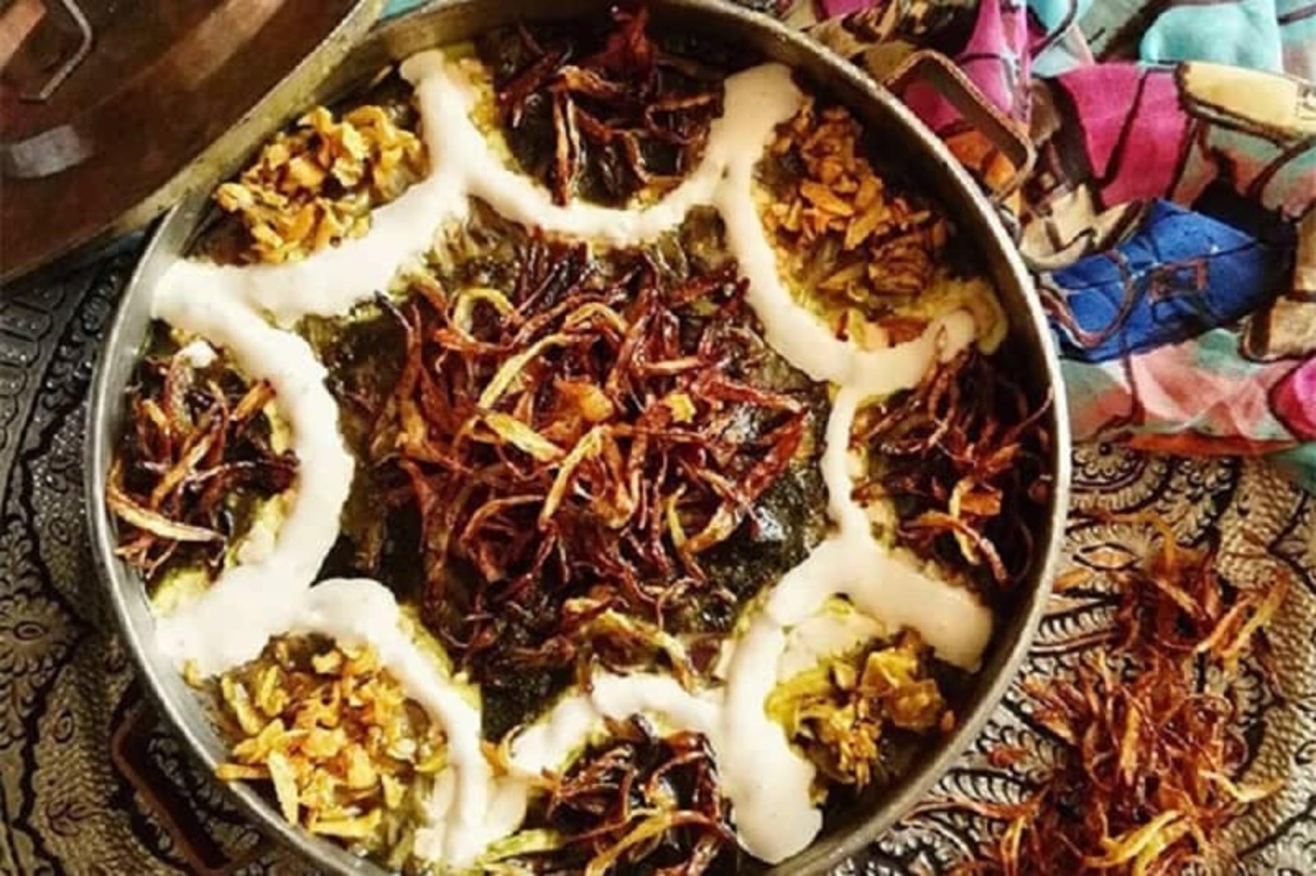 تزئین آش رشته