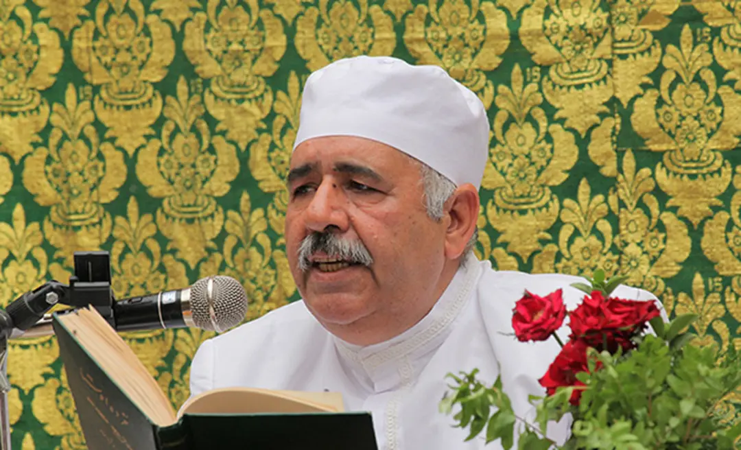 موبد زرتشتی در جشن مهرگان