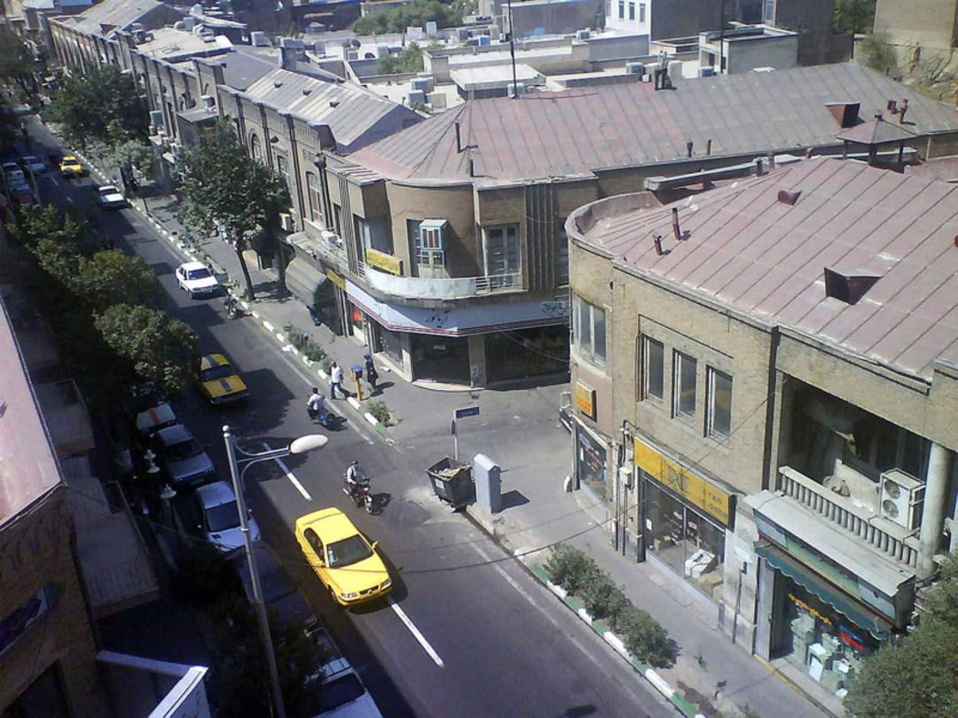 خیابان لاله زار از بالا