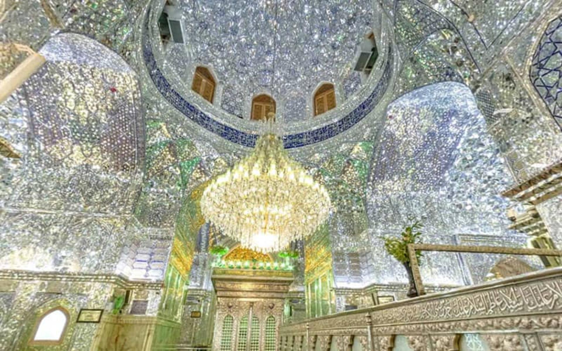آینه کاری سقف حرم