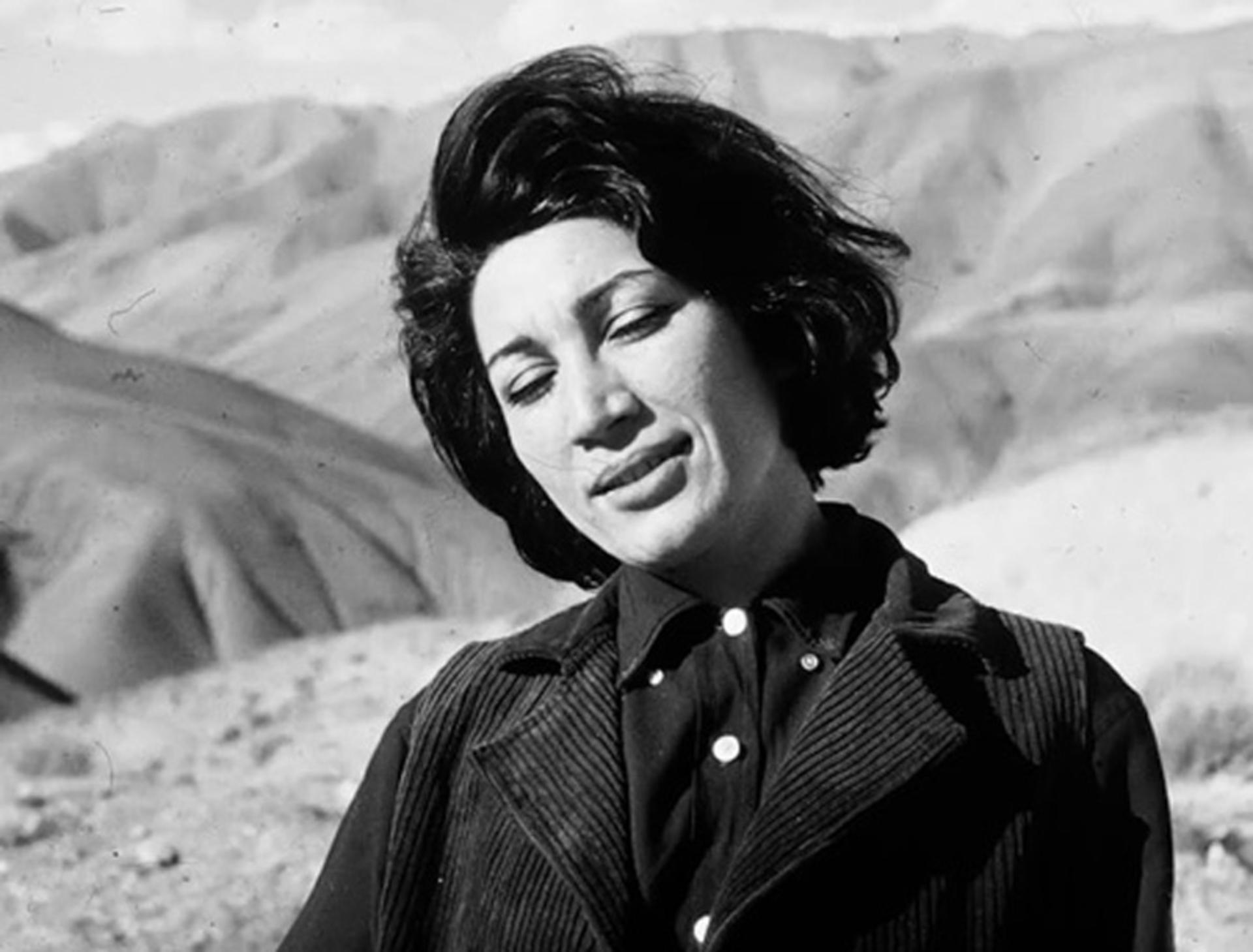 نیم رخ فروغ فرخزاد