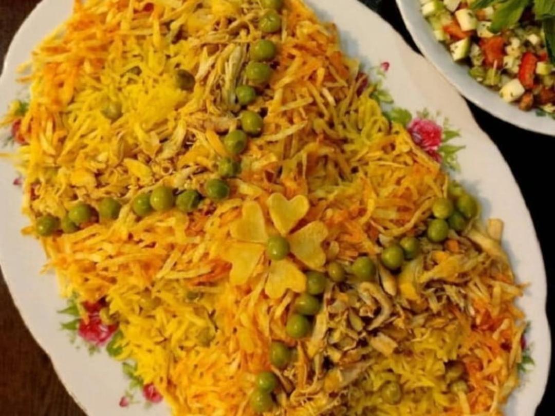 نخود پلو
