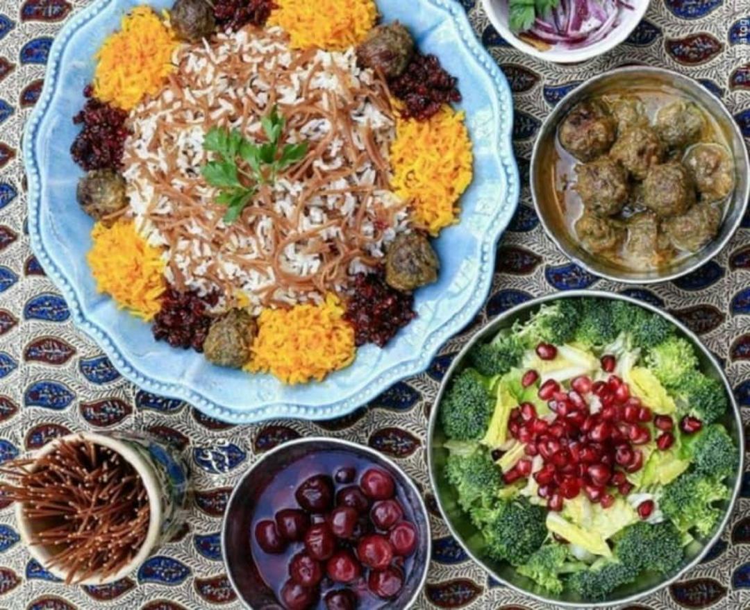  رشته پلو با گوشت چرخ کرده