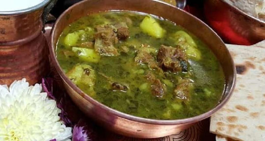 طرز تهیه آبگوشت بزباش همدانی