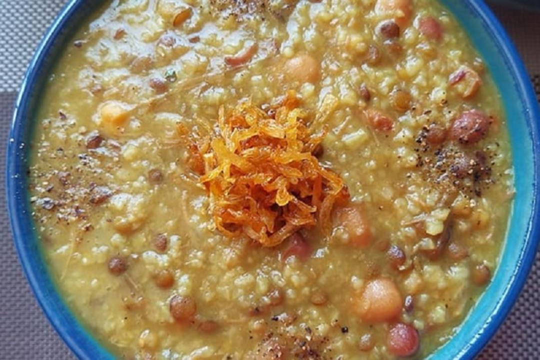 طرز تهیه آش عباسعلی کرمانشاه