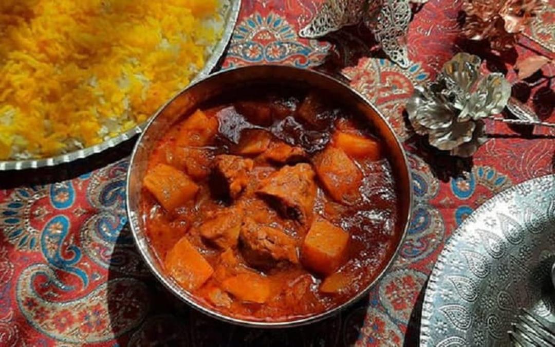  خورش کدو حلوایی