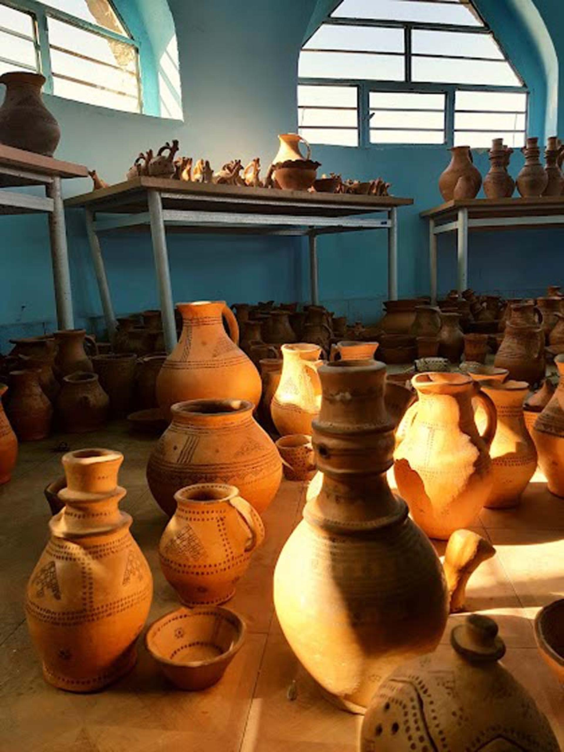 اشیای موزه زنده سفال کلپورگان