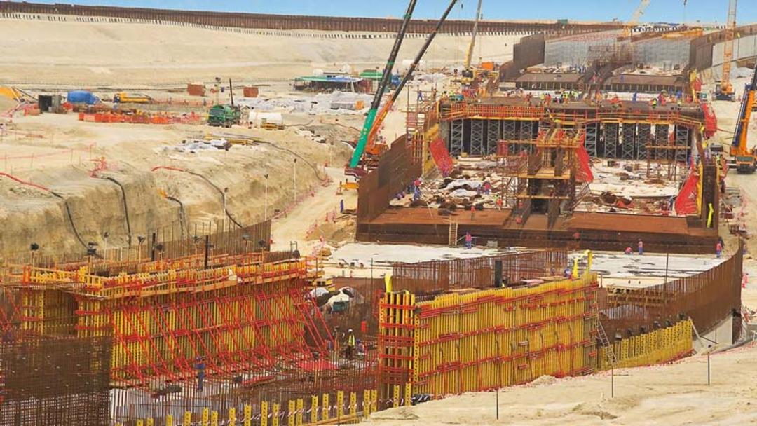 تونل‌سازی در نخل جمیرا