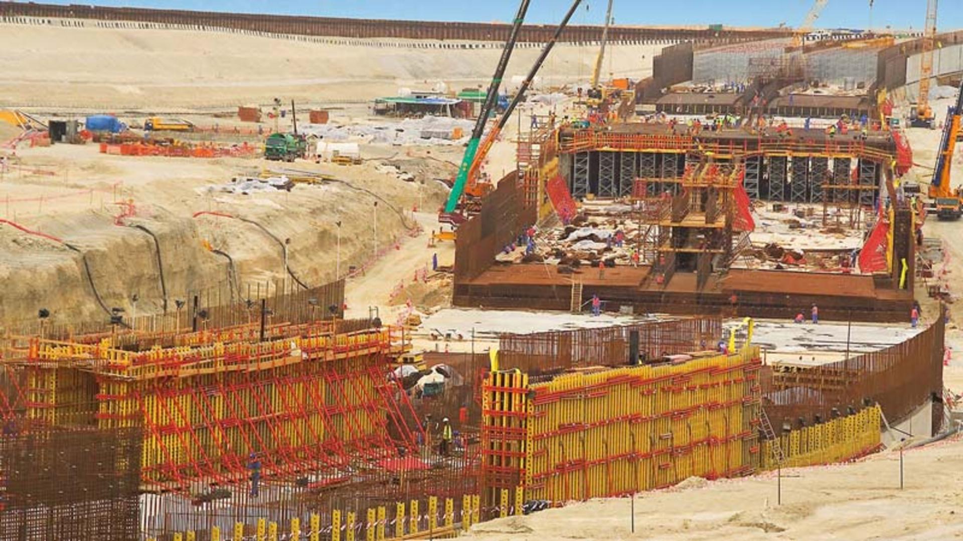 تونل‌سازی در نخل جمیرا