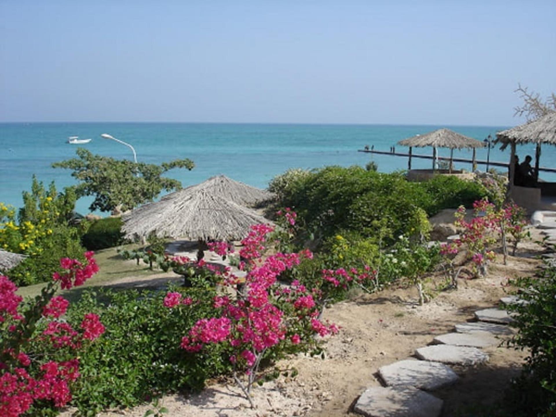 مسیر دسترسی به ساحل مرجان