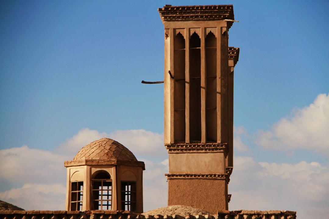 بادگیرهای عمارت شترگلوی ماهان