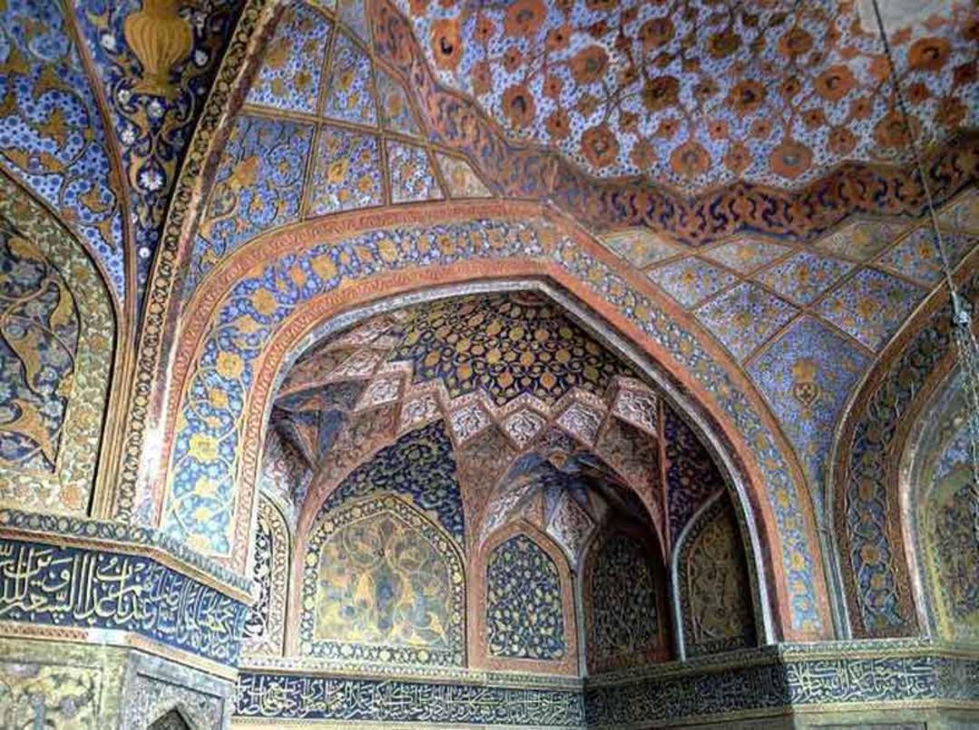 تزئینات داخلی عمارت تاج محل