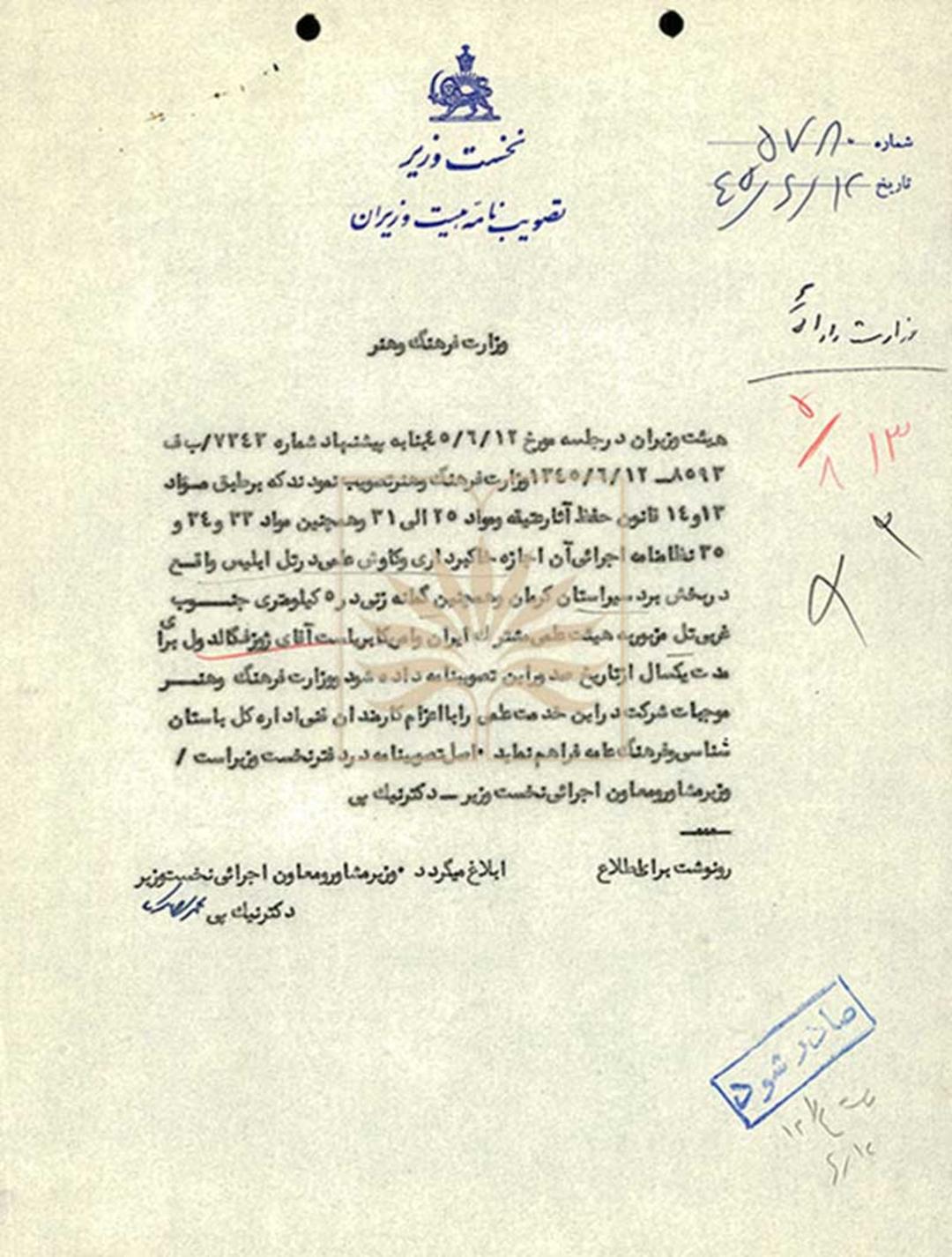 مجوز کاوش در تل ابلیس