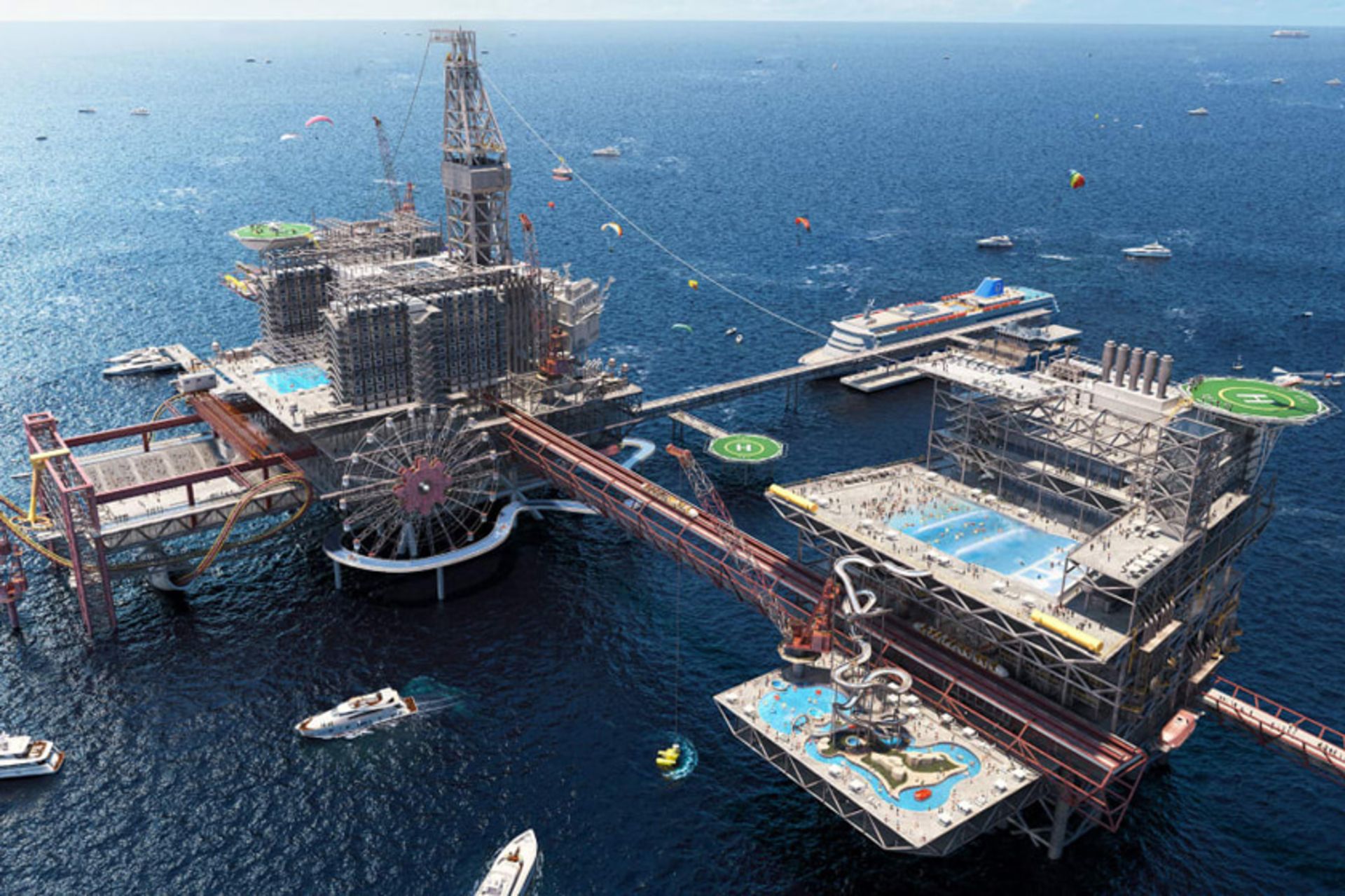 پارک the rig در عربستان