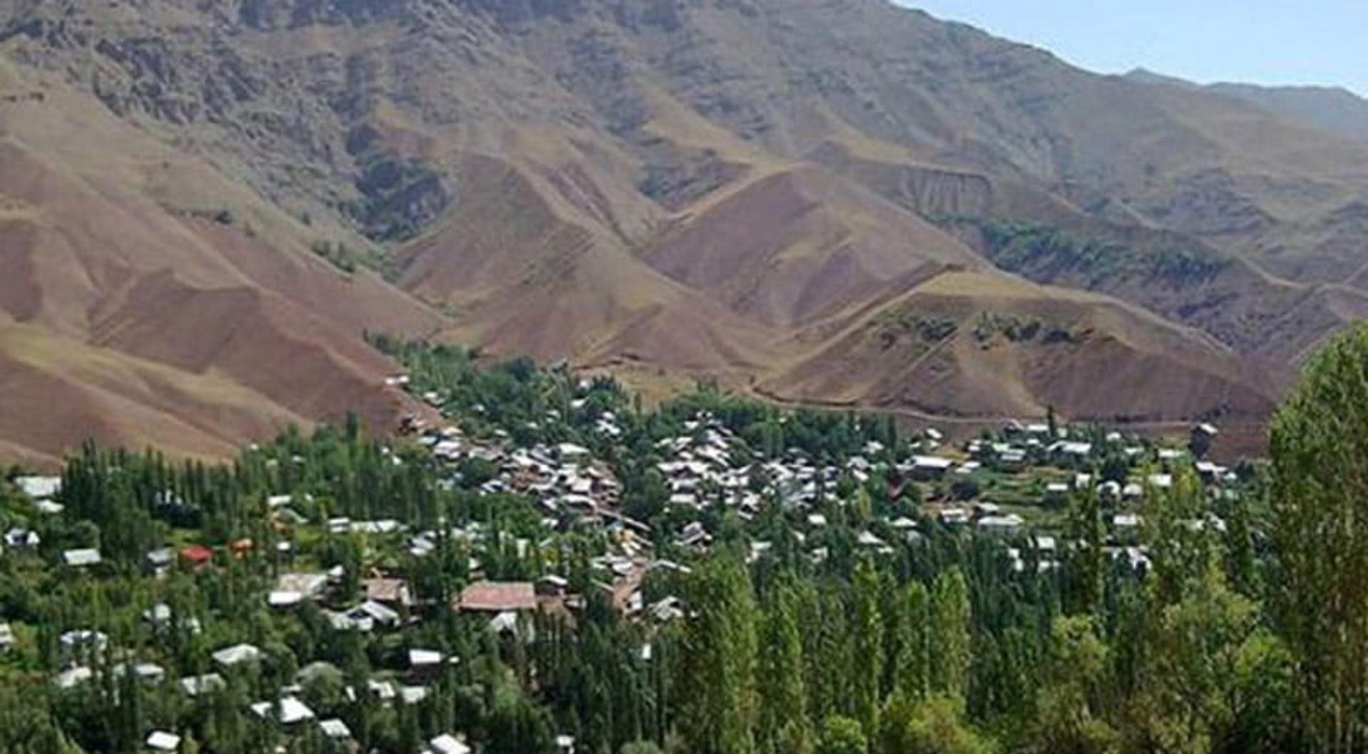 خانه های روستای کن از نمای بالا