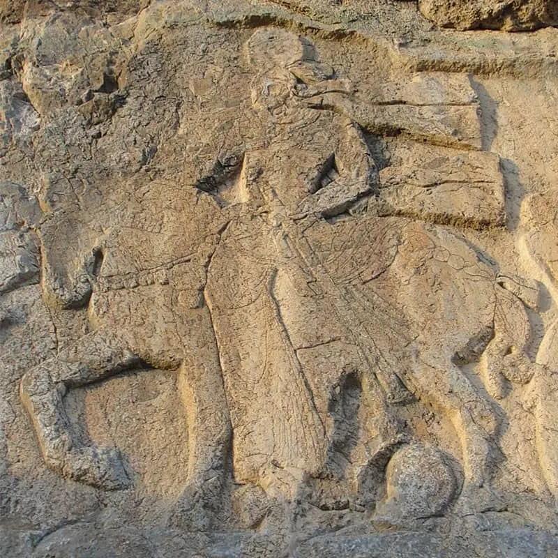 سنگ‌نگاره خان تختی سلماس 