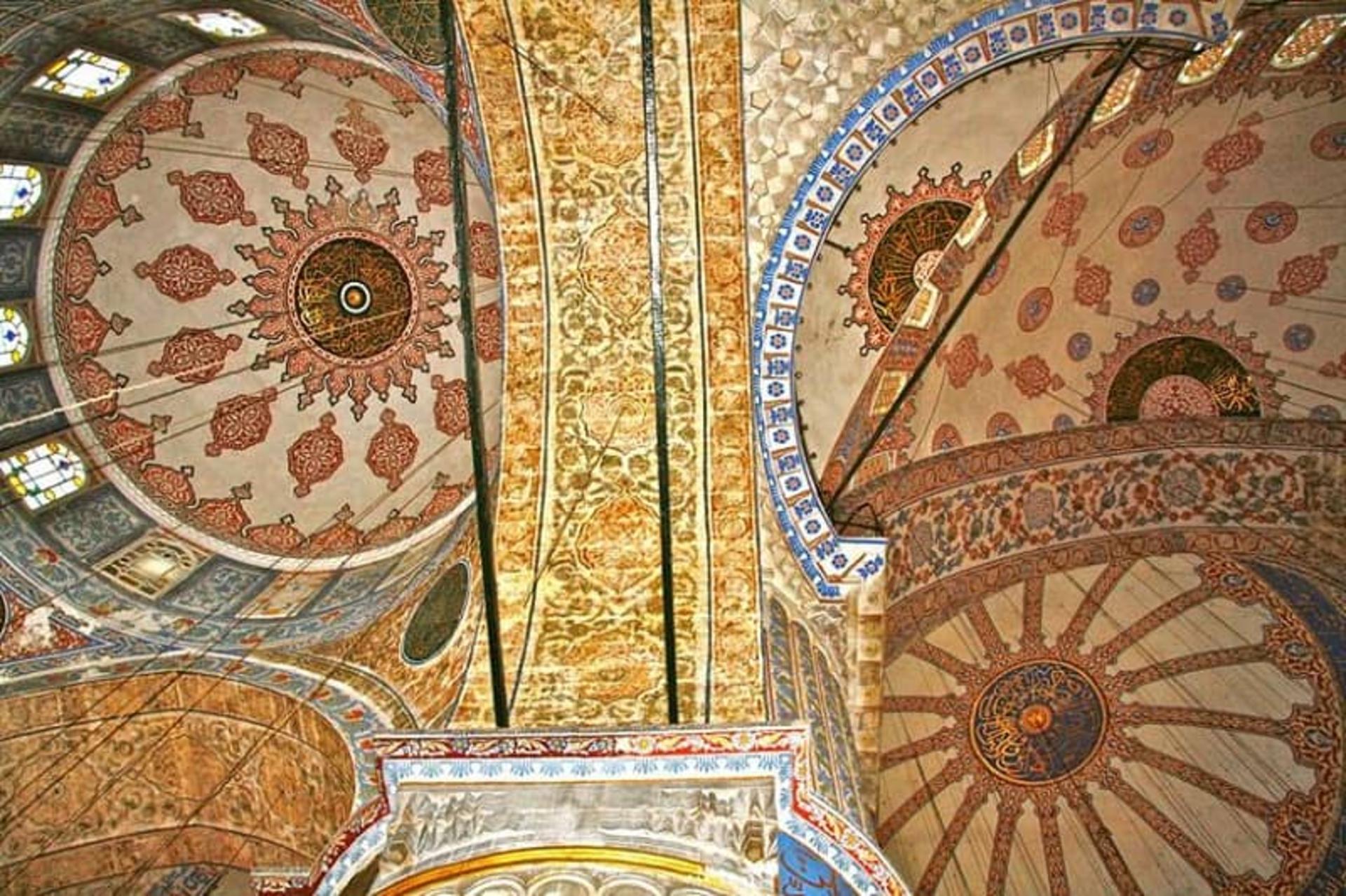 کاشی‌کاری سقف مسجد آبی