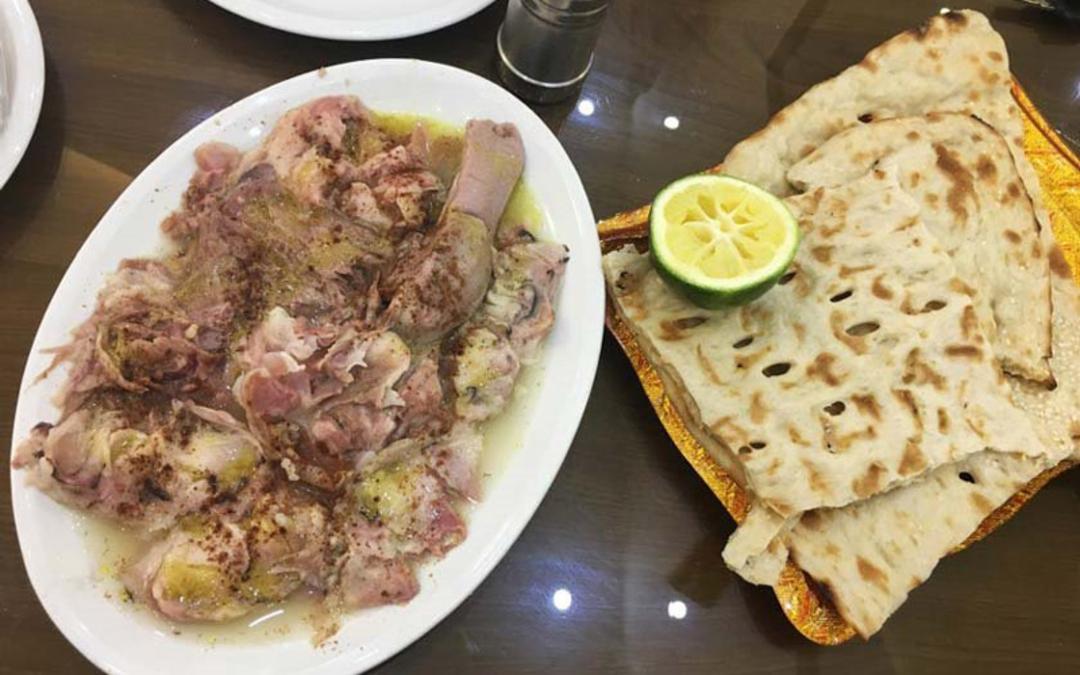 ظرف کله پاچه در طباخی ساعی