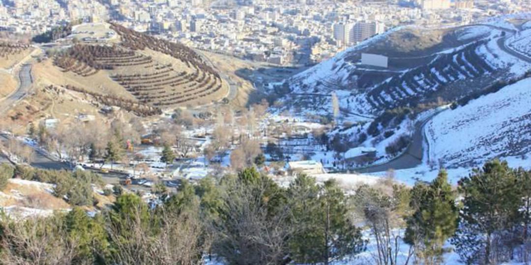 منظره برفی سنندج
