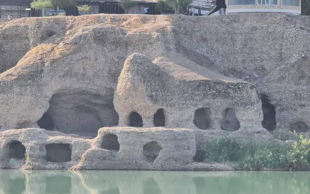 کت های دزفول در حاشیه رودخانه دز