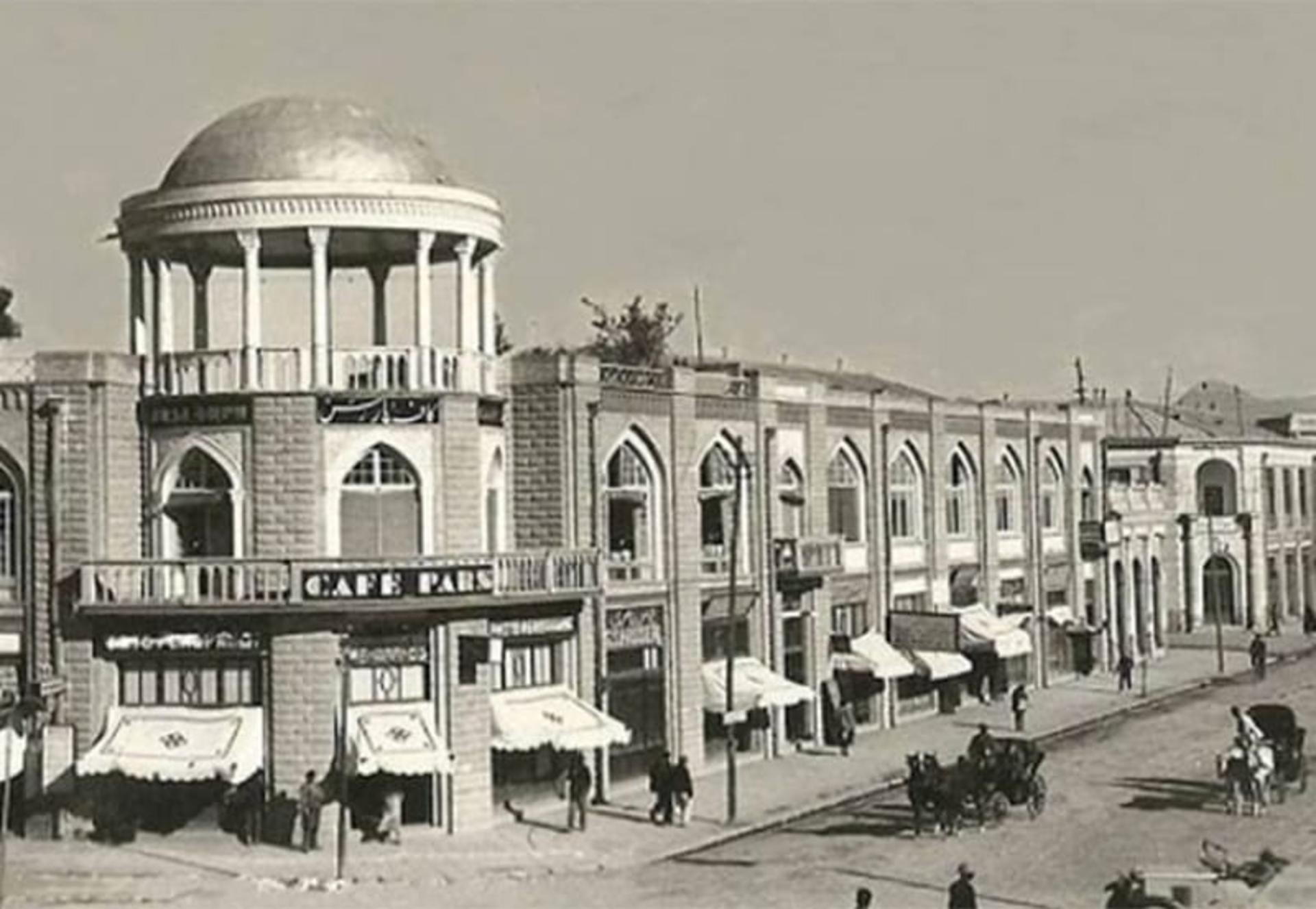 کافه پارس در لاله زار تهران قدیم