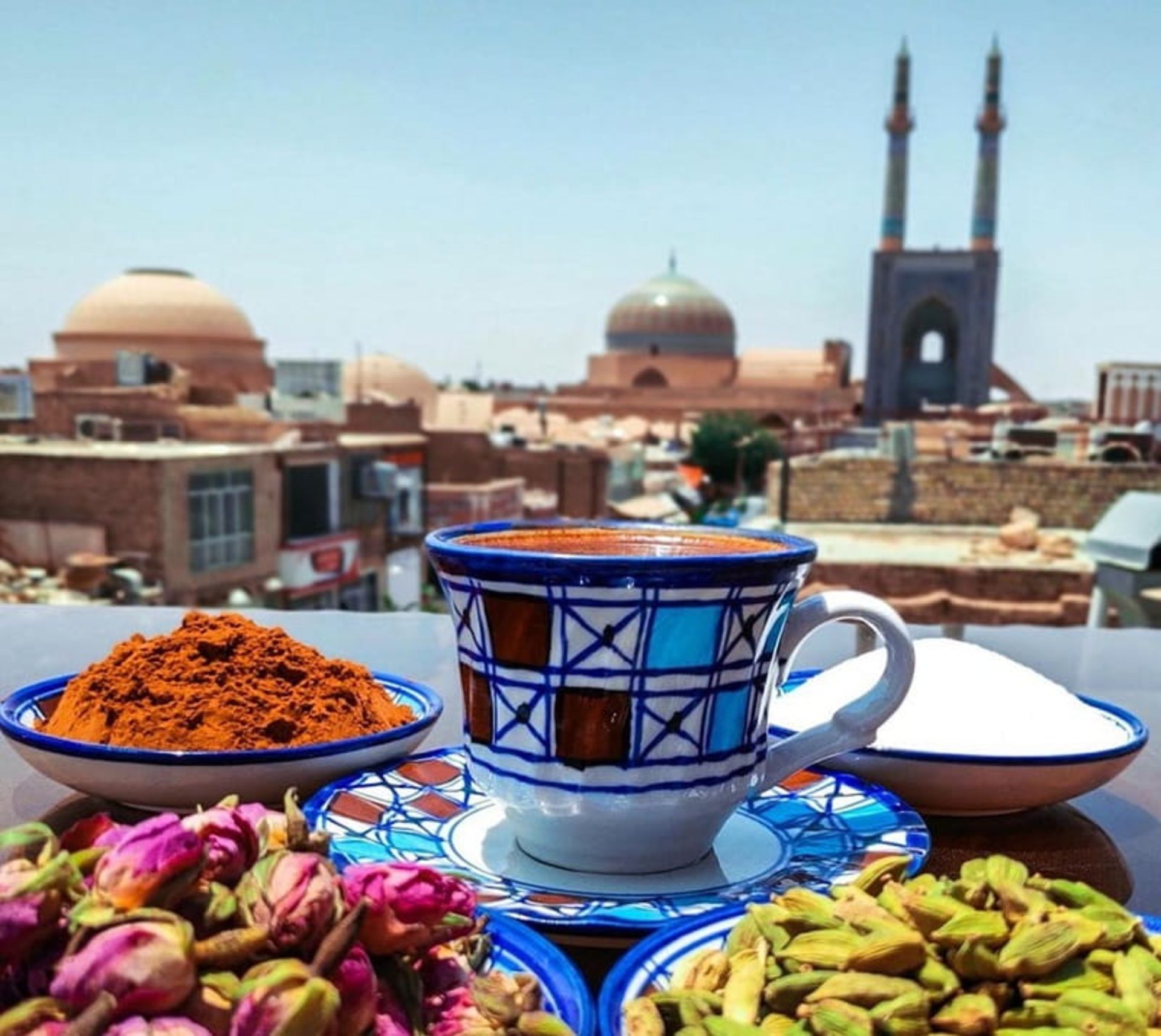 طعم قهوه یزدی