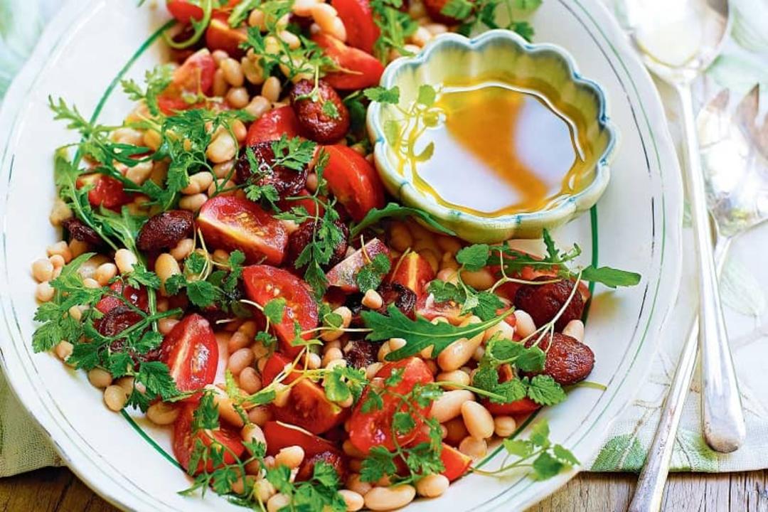 طرز تهیه سالاد لوبیا سفید