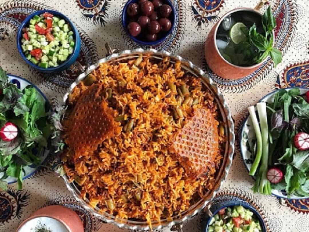 طرز تهیه لوبیا پلو تبریزی