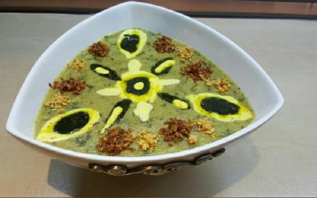 طرز تهیه آش دوغ قزوین