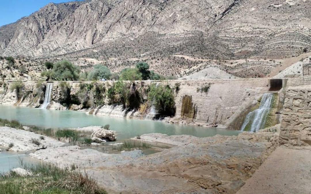 بند بهمن شیراز روی رودخانه قره آغاج