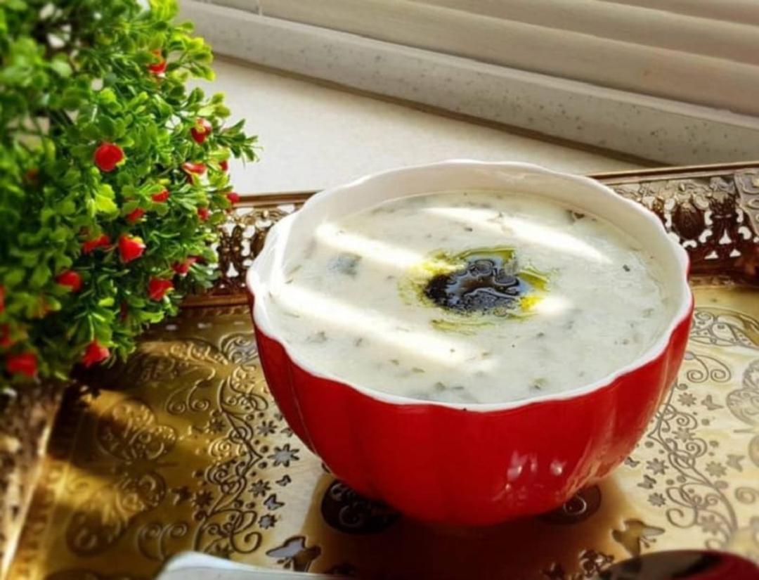 طرز تهیه آش دوغ ترکی