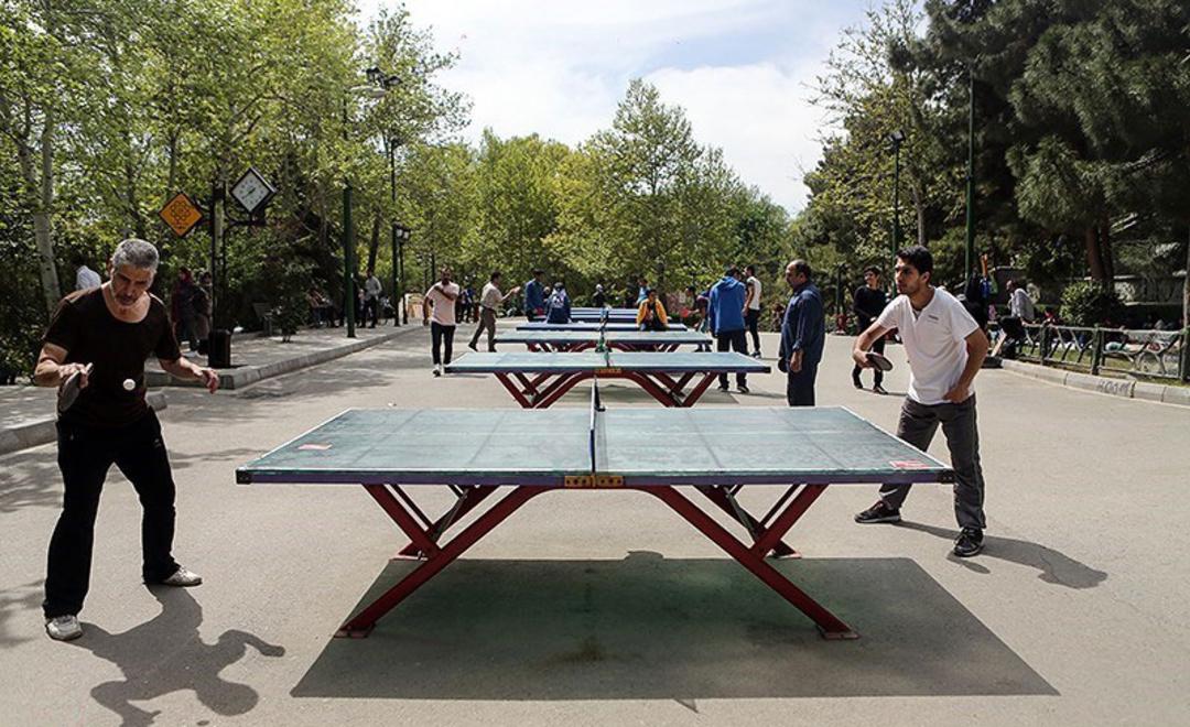 میزهای تنیس پارک ملت تهران