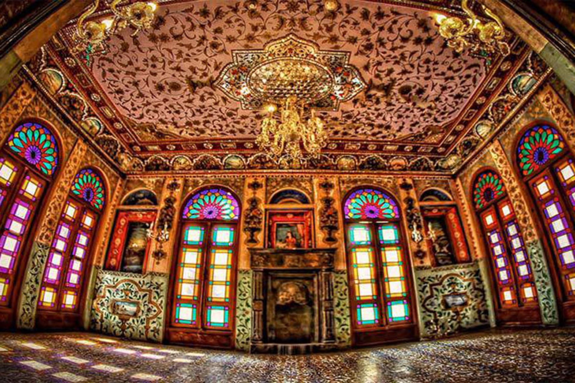 نمای داخلی کاخ موزه گلستان