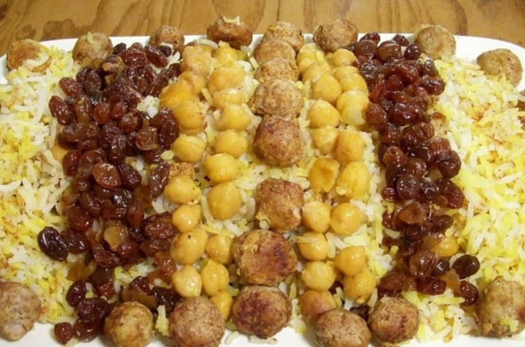 نخود پلو گرگانی