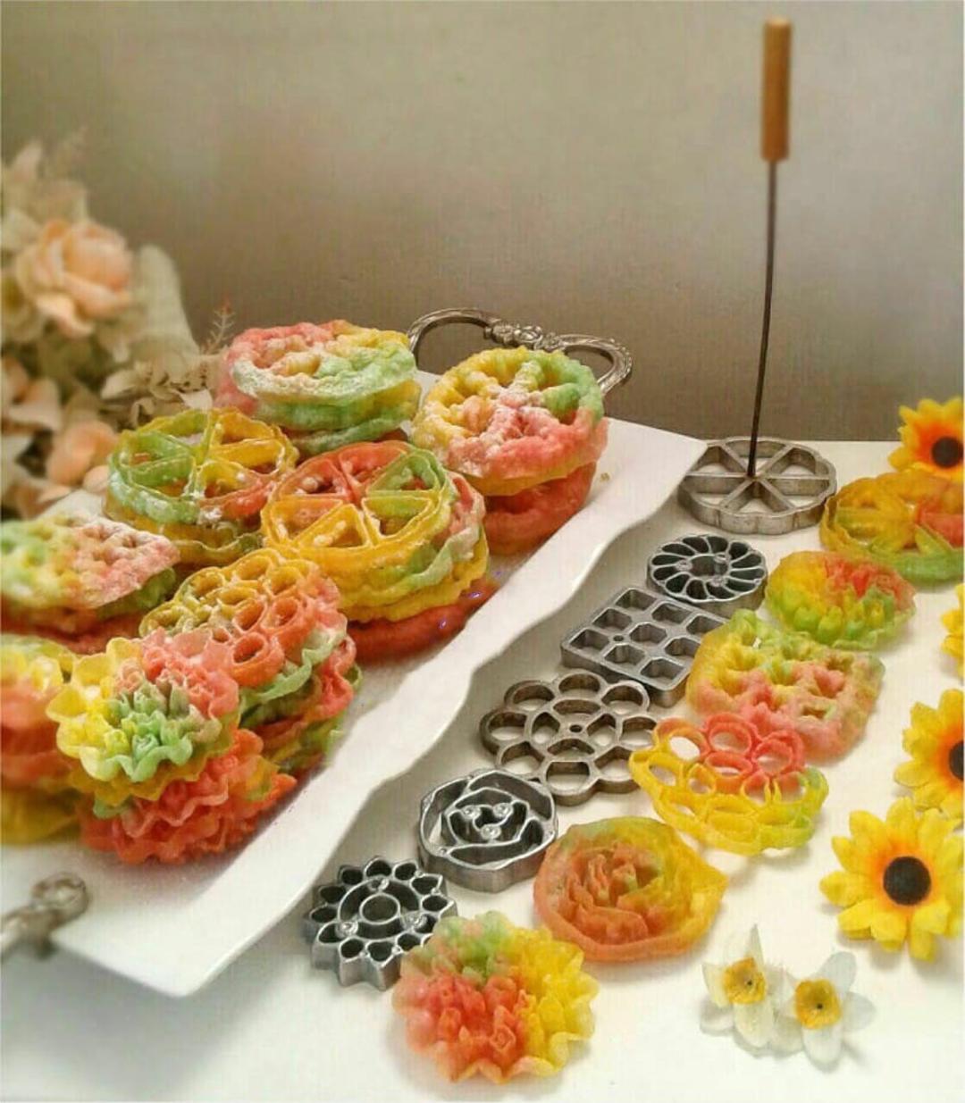 نان پنجره ای رنگارنگ