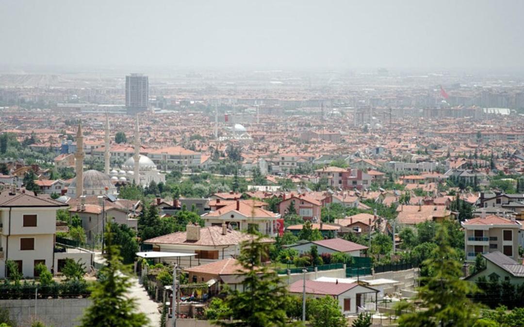 نمایی از شهر قونیه