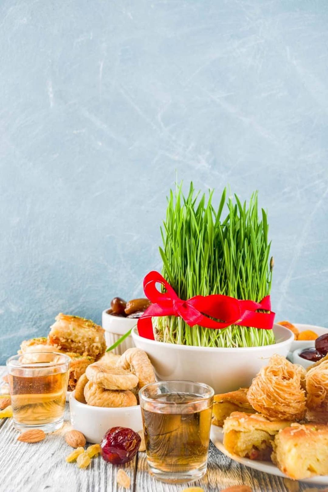 سفره هفت سین و شیرینی عید