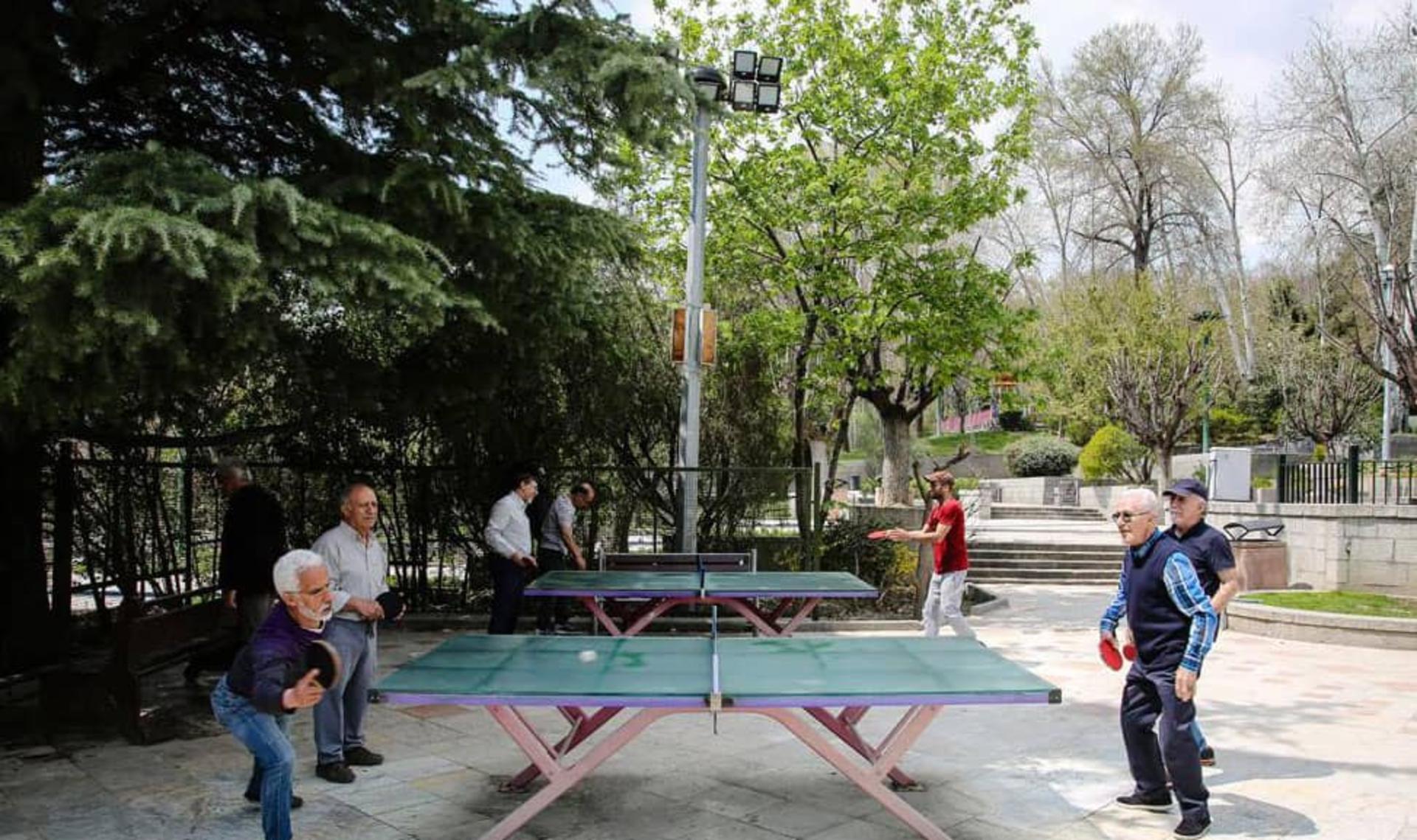 میزهای تنیس پارک نیاوران