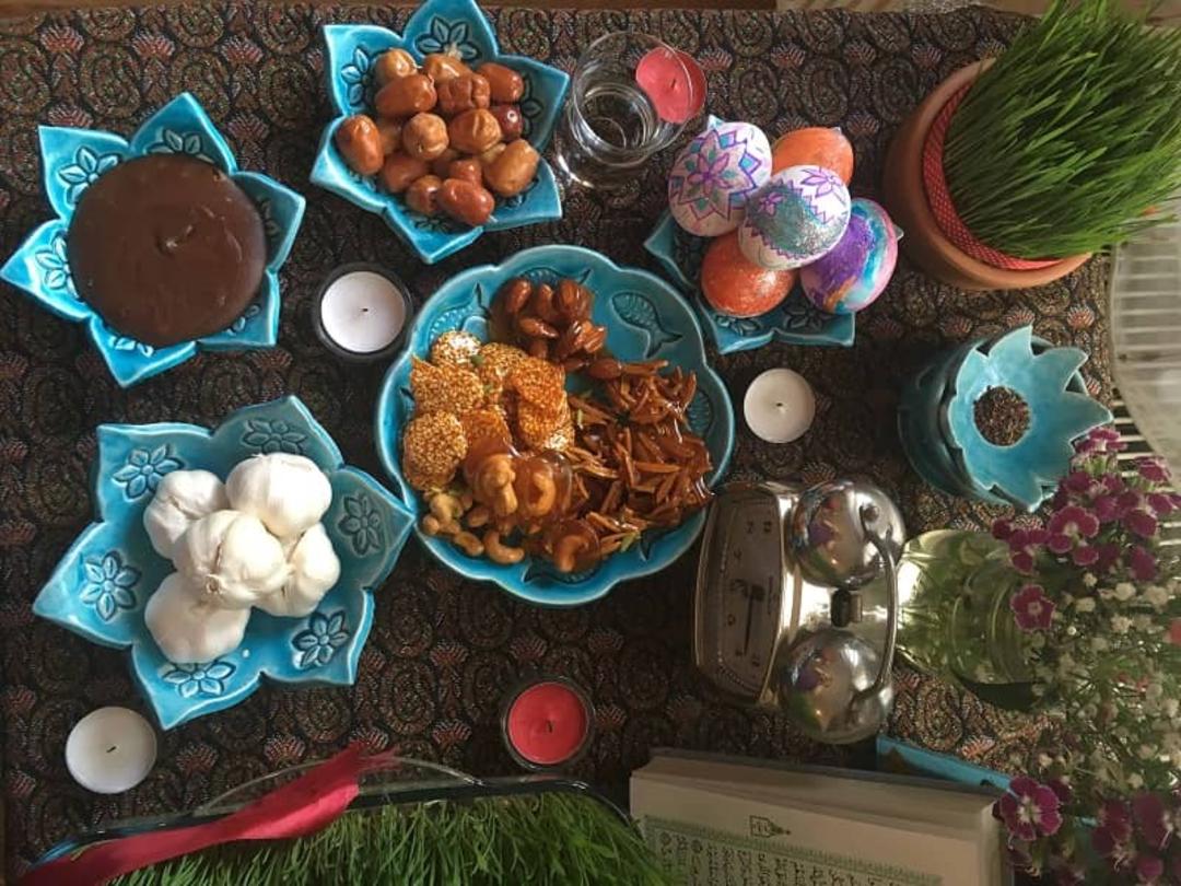 پولکی در سفره هفت سین