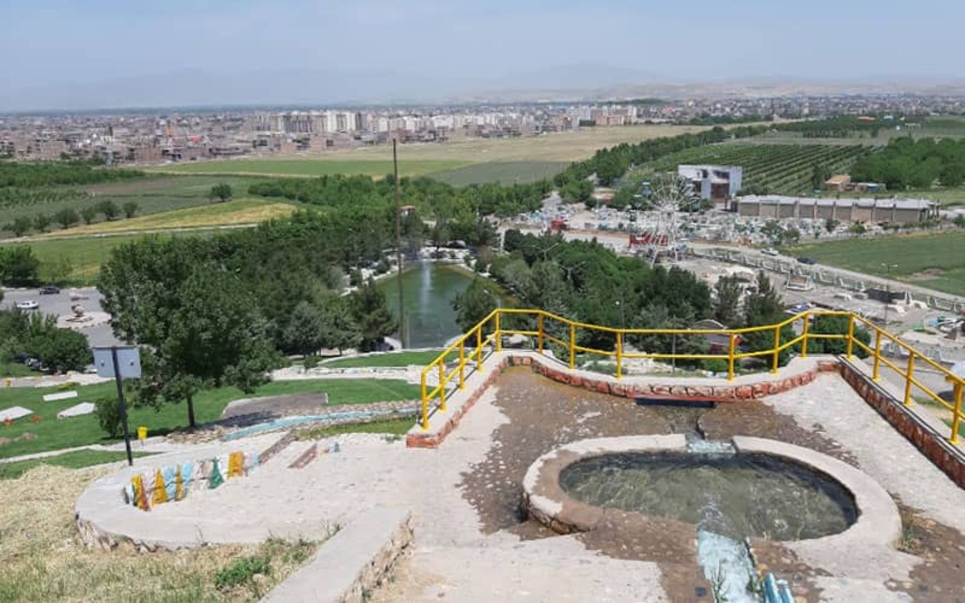 جریان آب در گردشگاه سلطان یعقوب