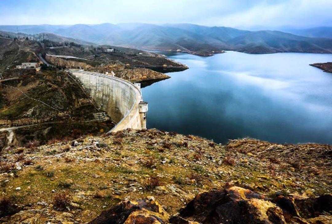 بند طرق مشهد از نمای بالا