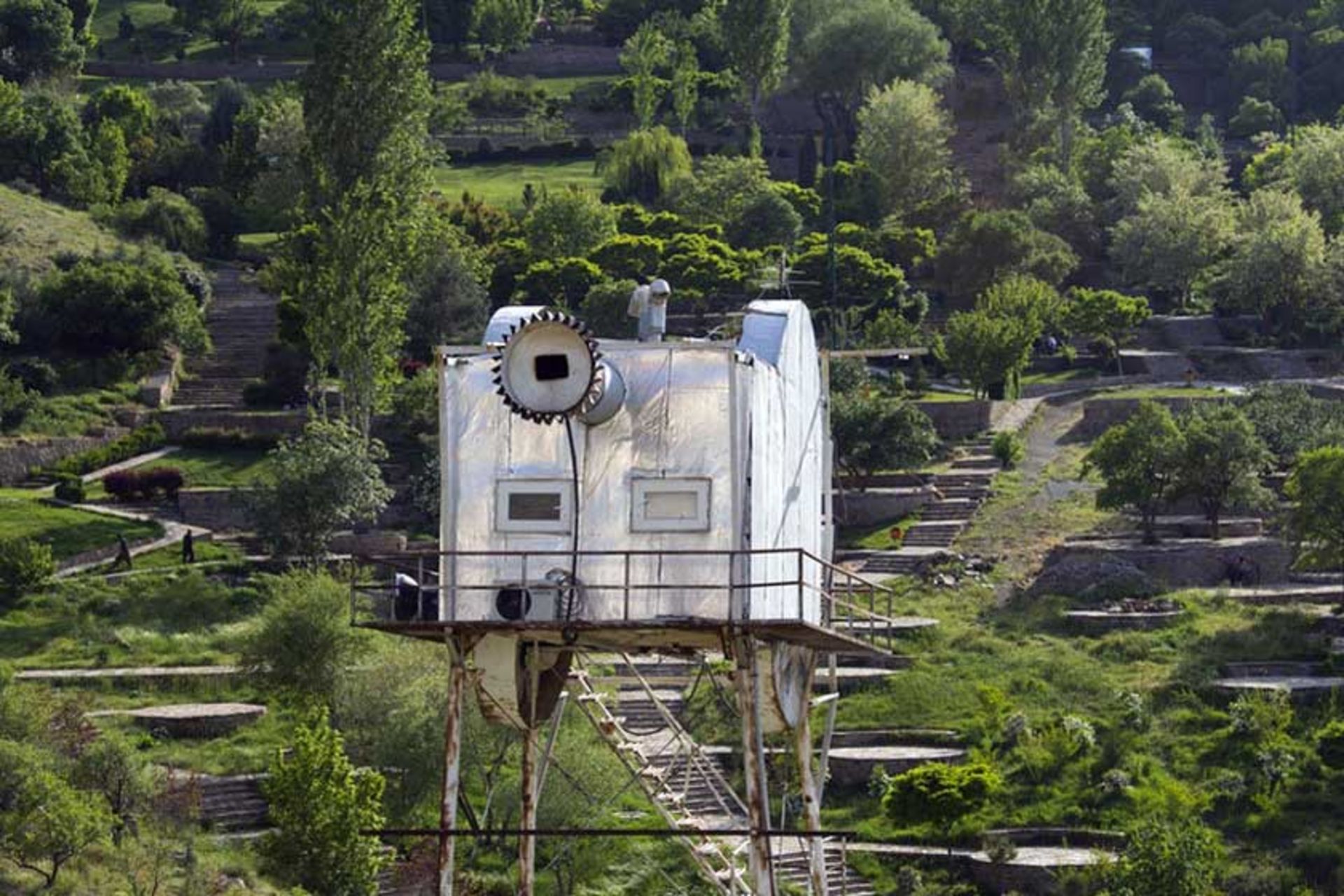 دستگاه نمایش سینمای روباز سنندج
