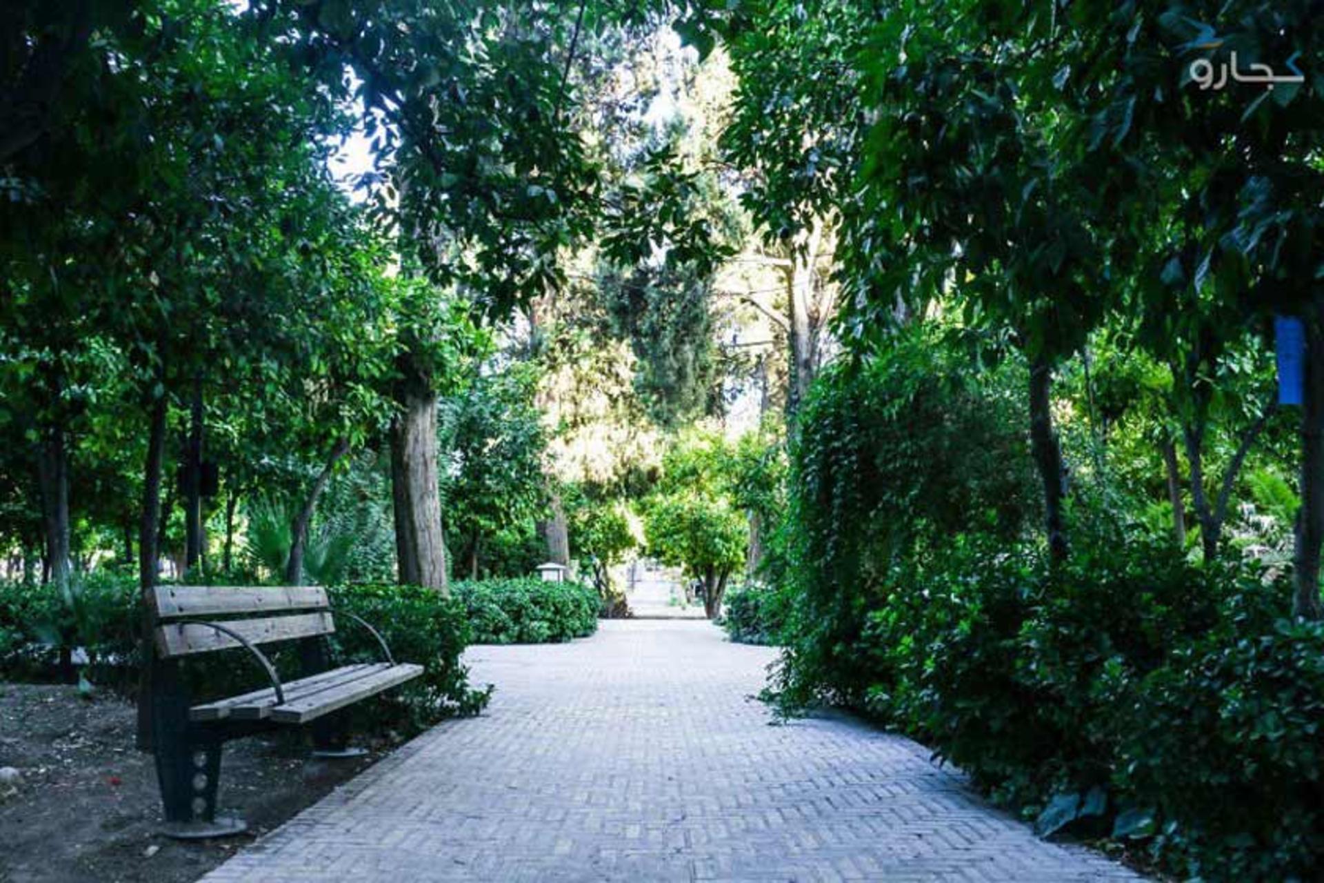 مسیرهای پیاده‌روی باغ نظر