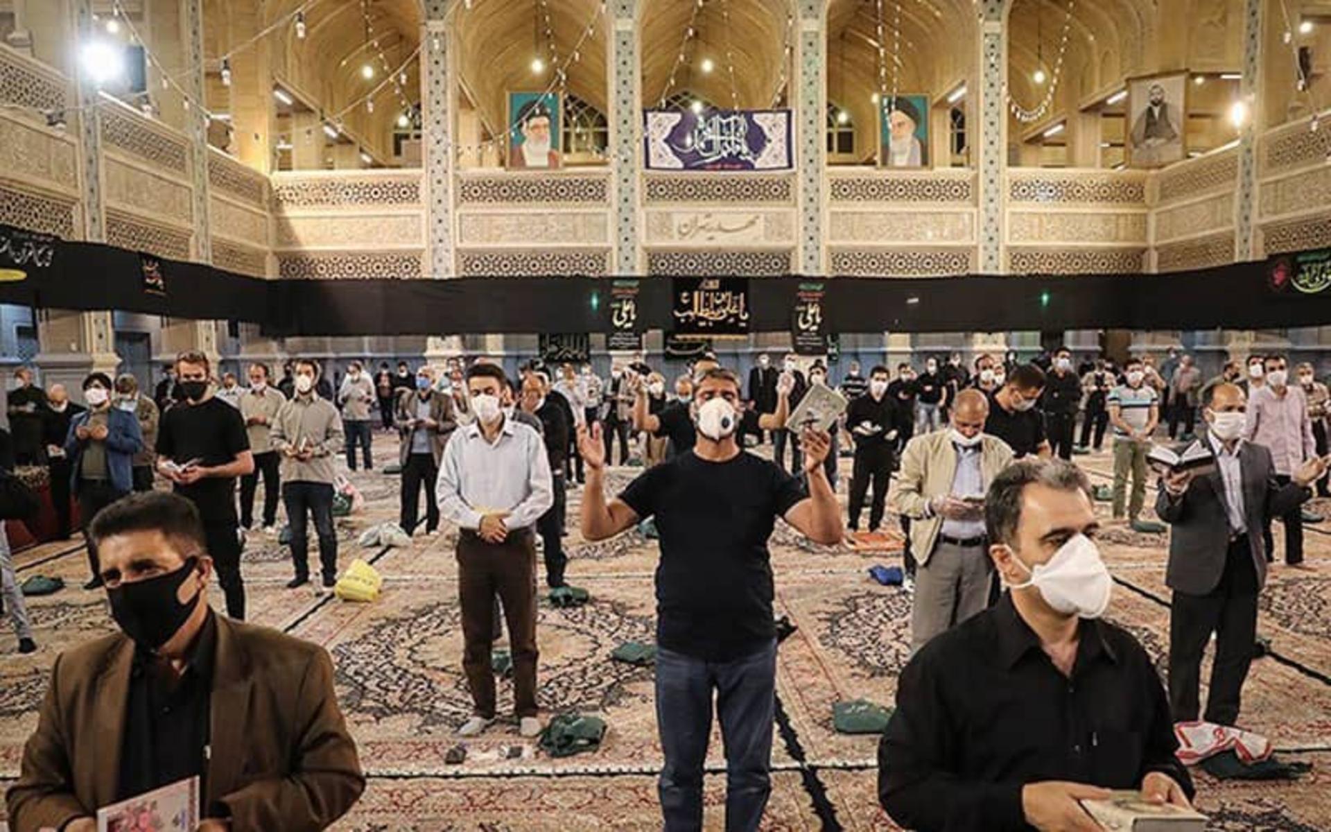 مراسم احیا در مهدیه تهران با رعایت پروتکل ها