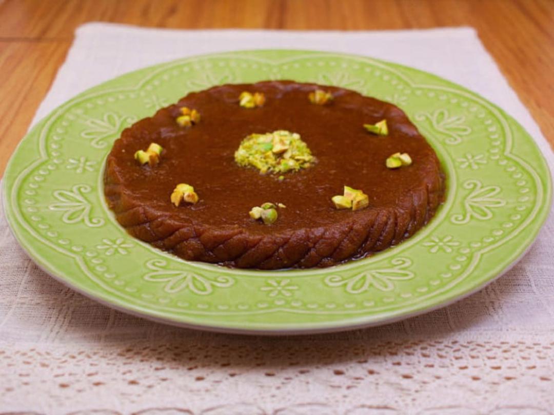 حلوا با آرد گندم