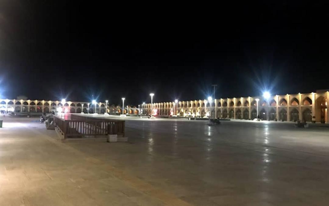 میدان عتیق اصفهان در شب