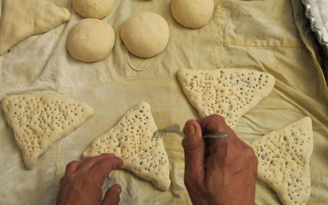 مراحل تهیه کلوچه زابلی