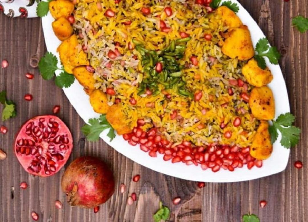 طرز تهیه انار پلو قزوینی
